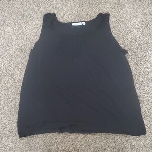 Susan Graver Black XL Tank Top